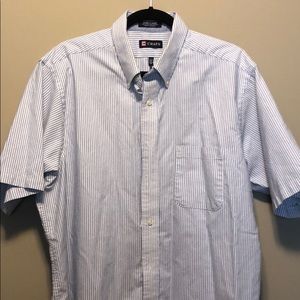 Chaps short sleeve button down shirt